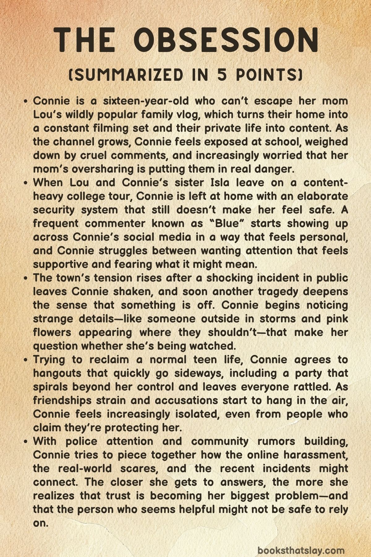 The Obsession Summary, Characters and Themes | Natasha Preston