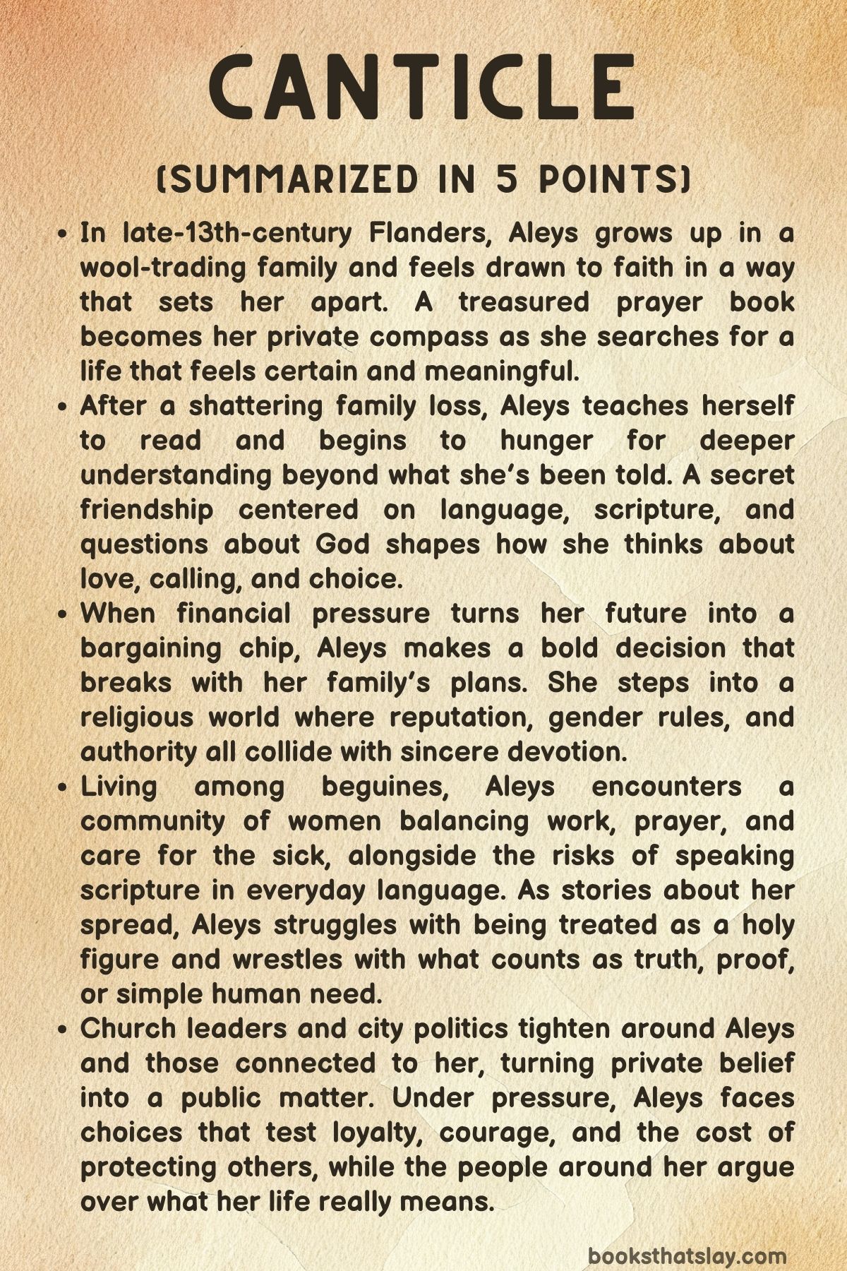 Canticle Summary, Characters and Themes