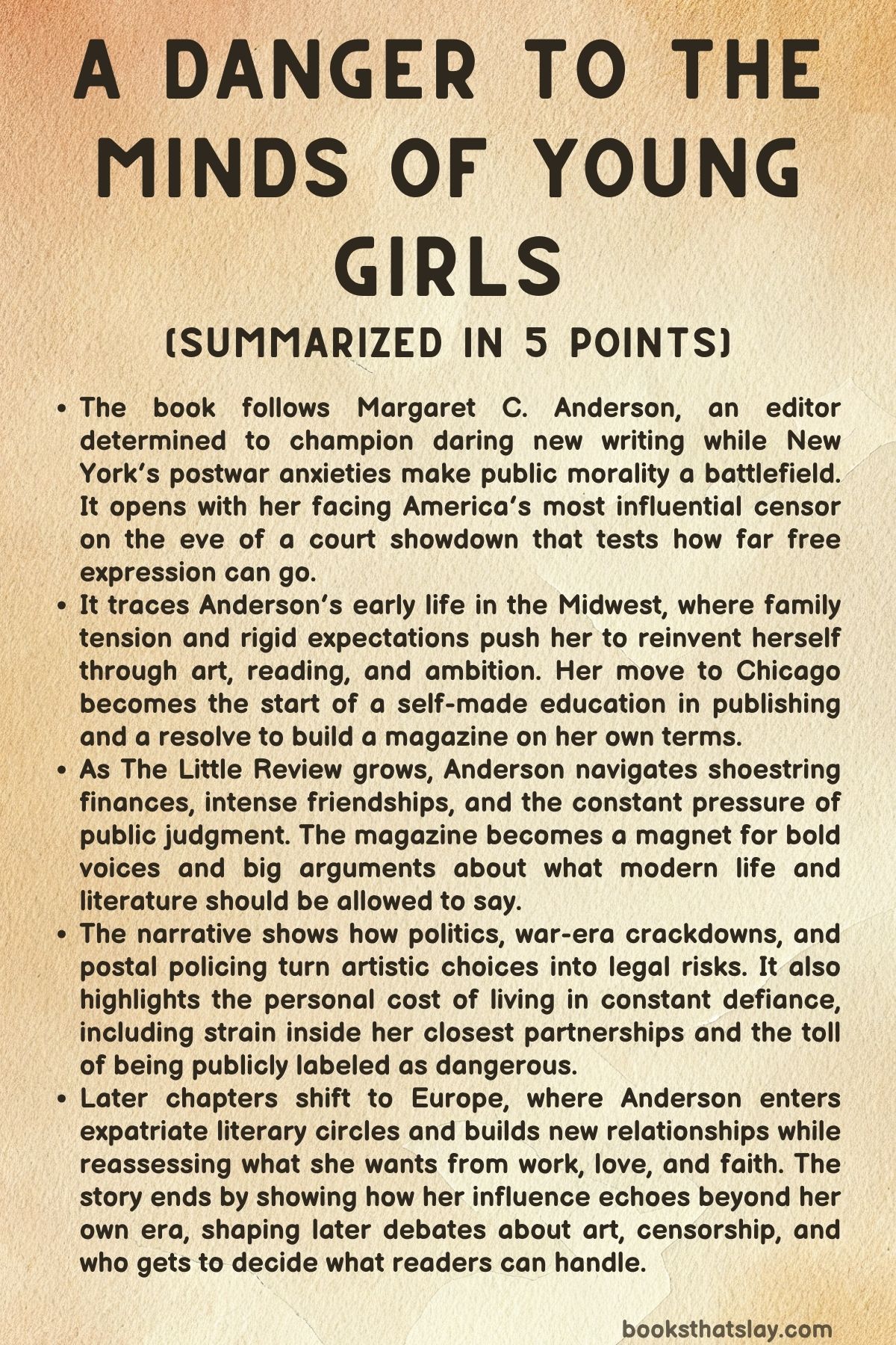 A Danger to the Minds of Young Girls Summary and Analysis