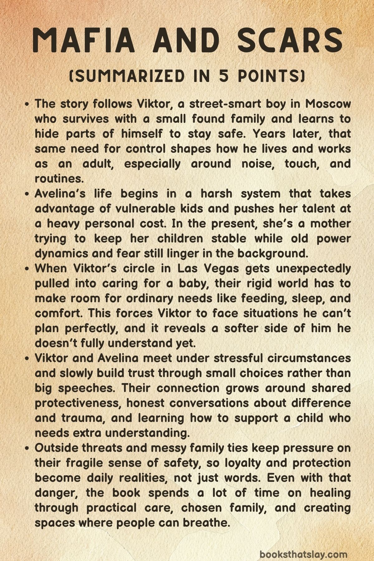 Mafia and Scars Summary, Characters and Themes