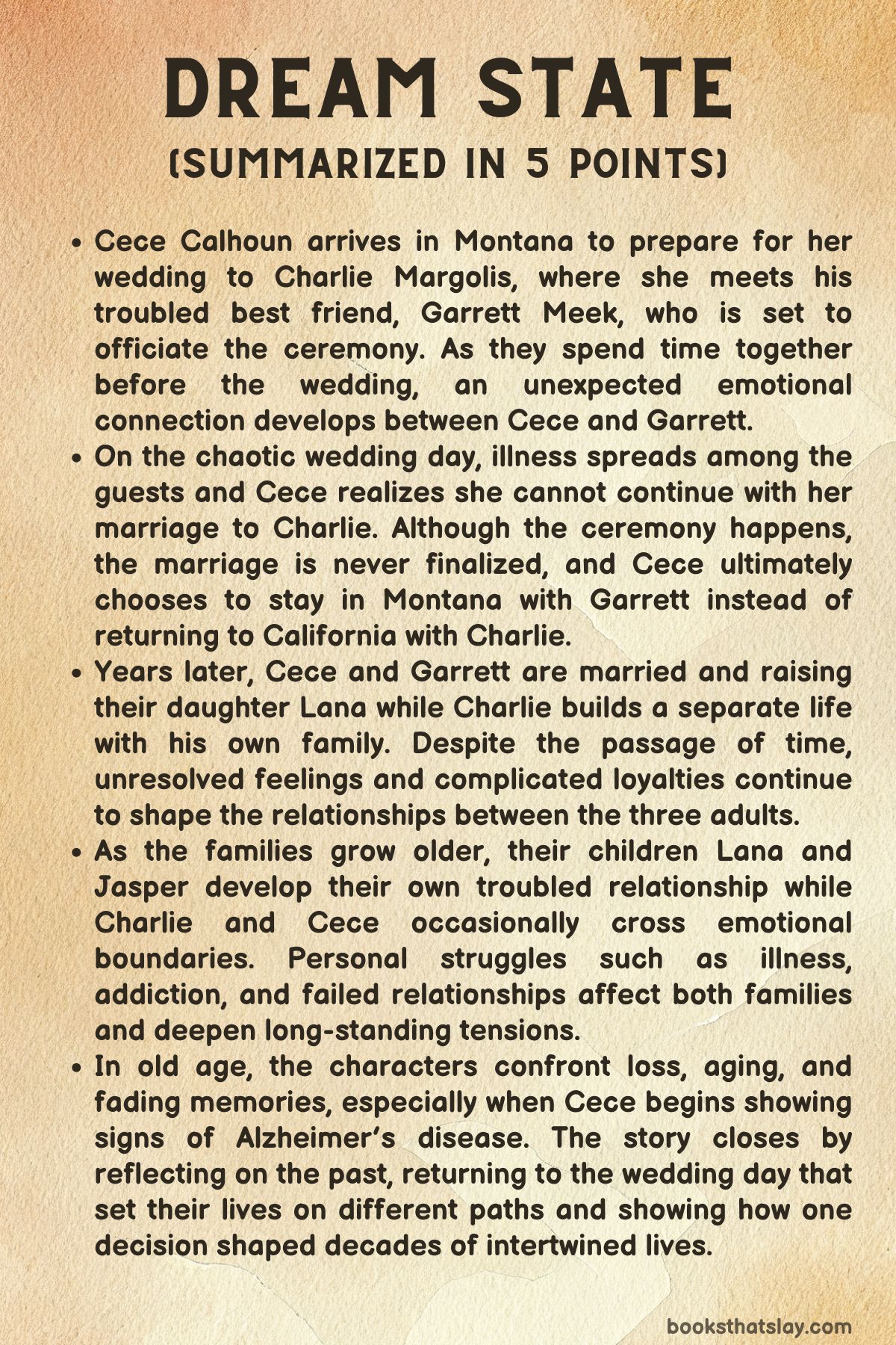 Dream State Summarized in 5 Points