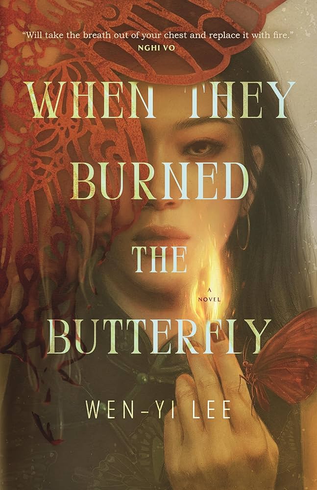 When They Burned The Butterfly by Wen-Yi Lee book cover