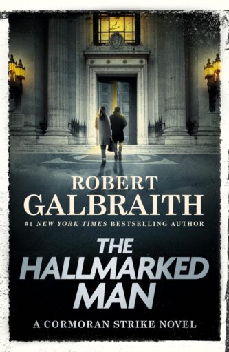 The Hallmarked Man by Robert Galbraith book cover