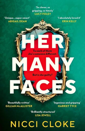 Her Many Faces by Nicci Cloke book cover