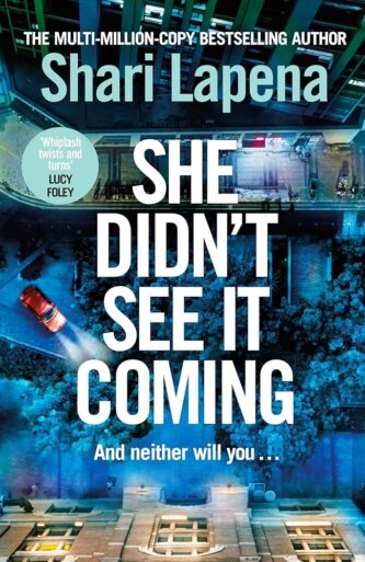 She Didn't See It Coming by Shari Lapena book cover