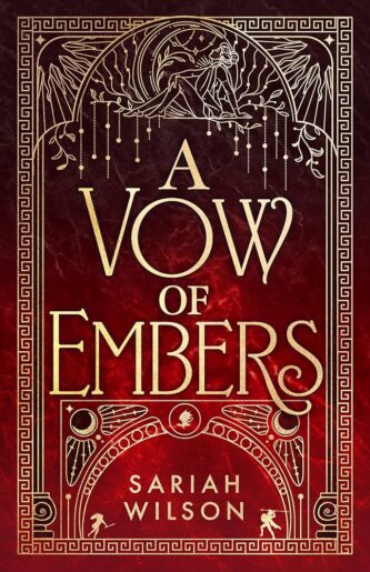 A Vow of Embers by Sariah Wilson book cover