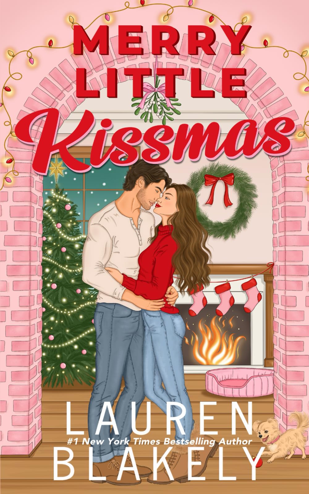 Merry Little Kissmas by Lauren Blakely book cover