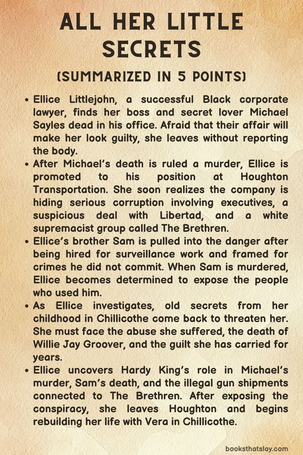 All Her Little Secrets Summary 