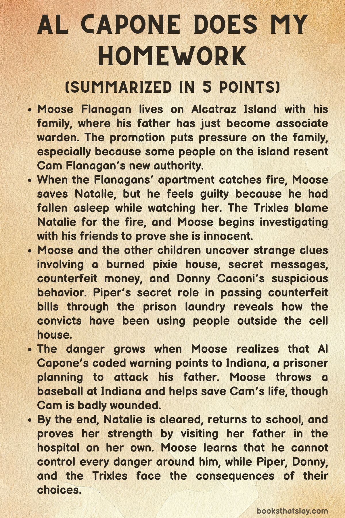 Al Capone Does My Homework Summary