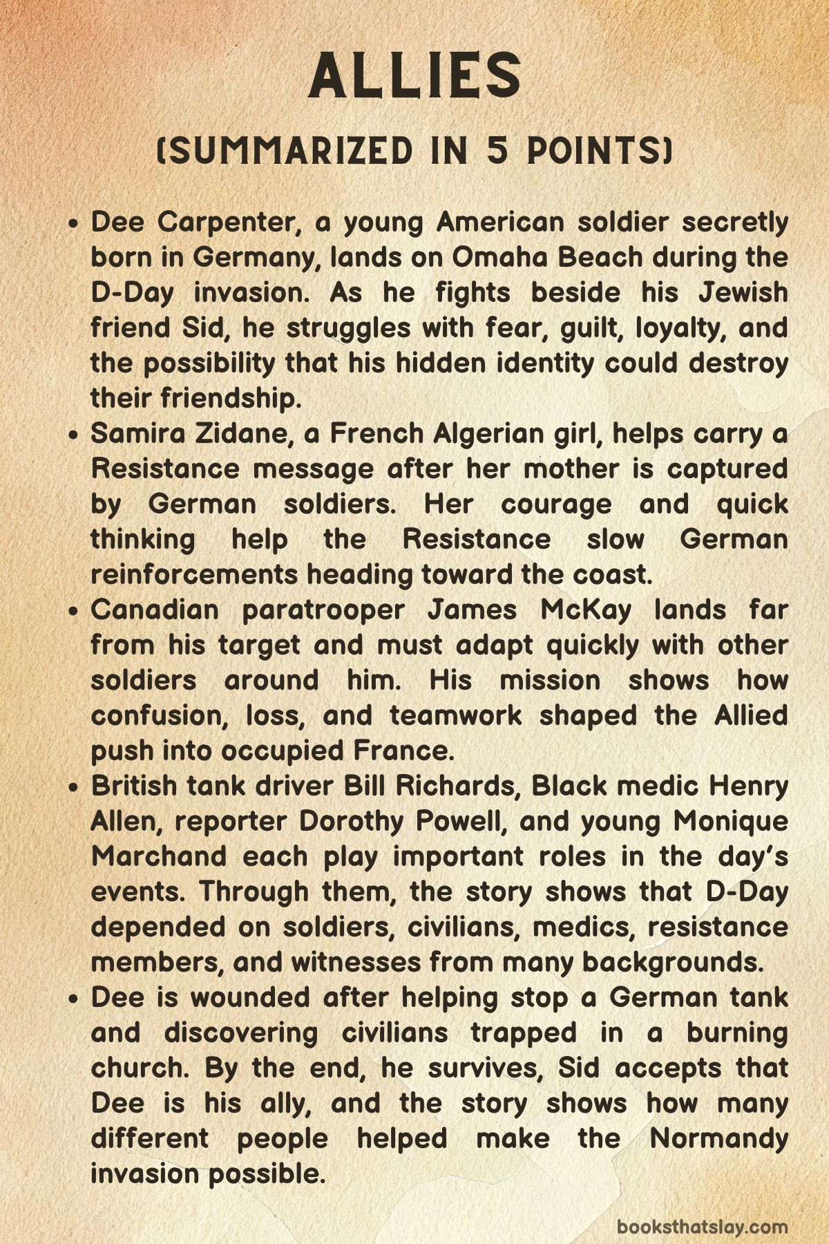 Allies by Alan Gratz Summary