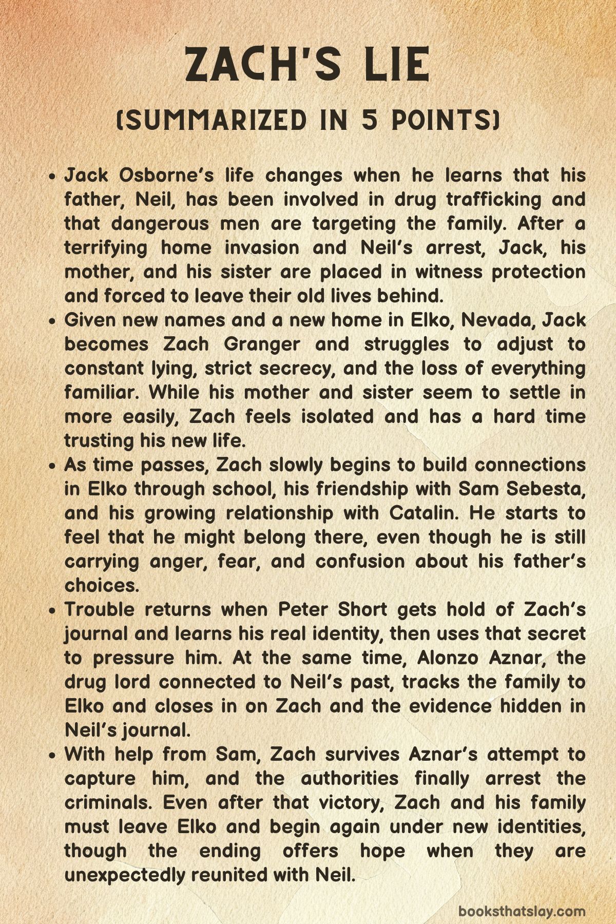 Zach's Life Summary
