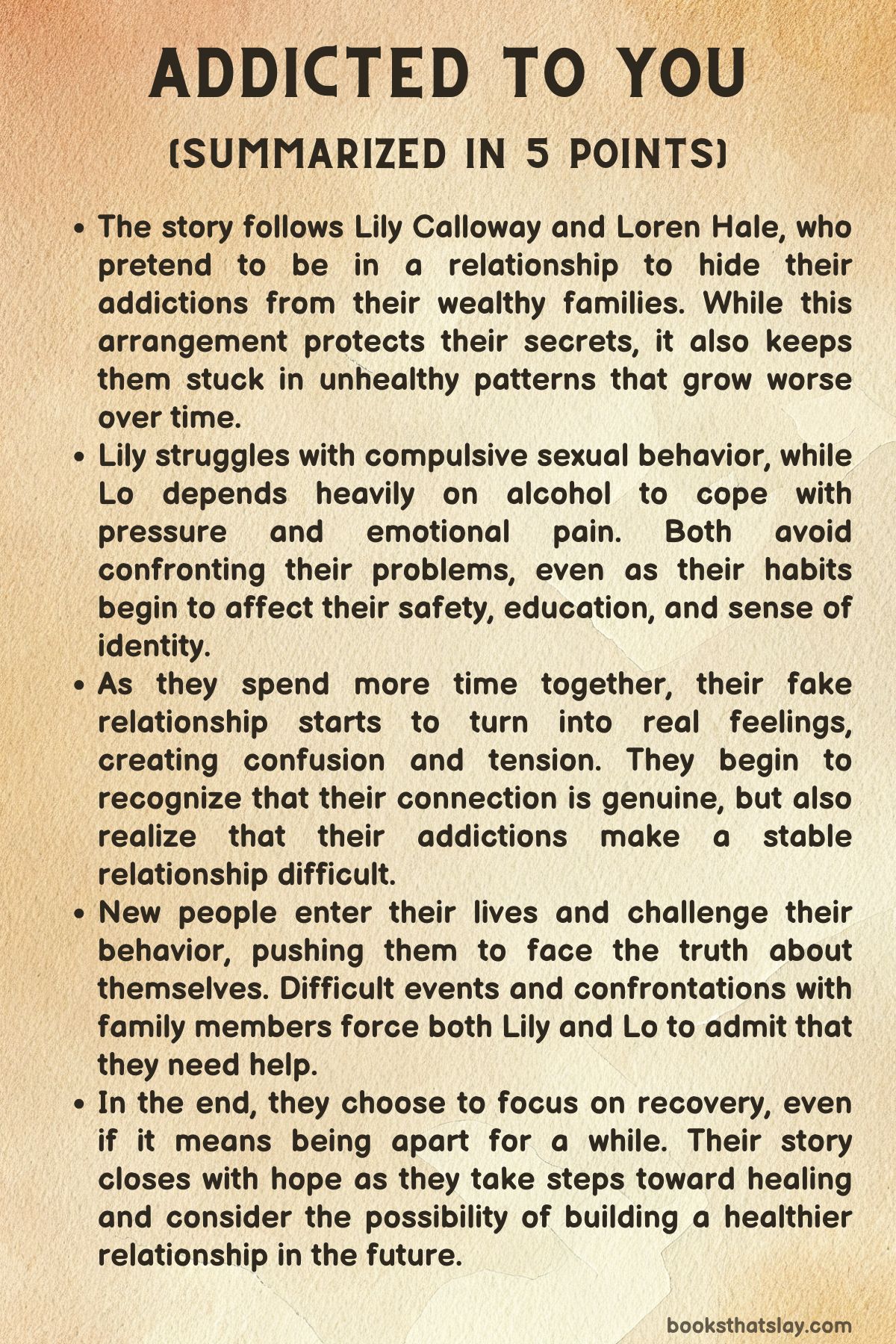 Addicted To You Summary