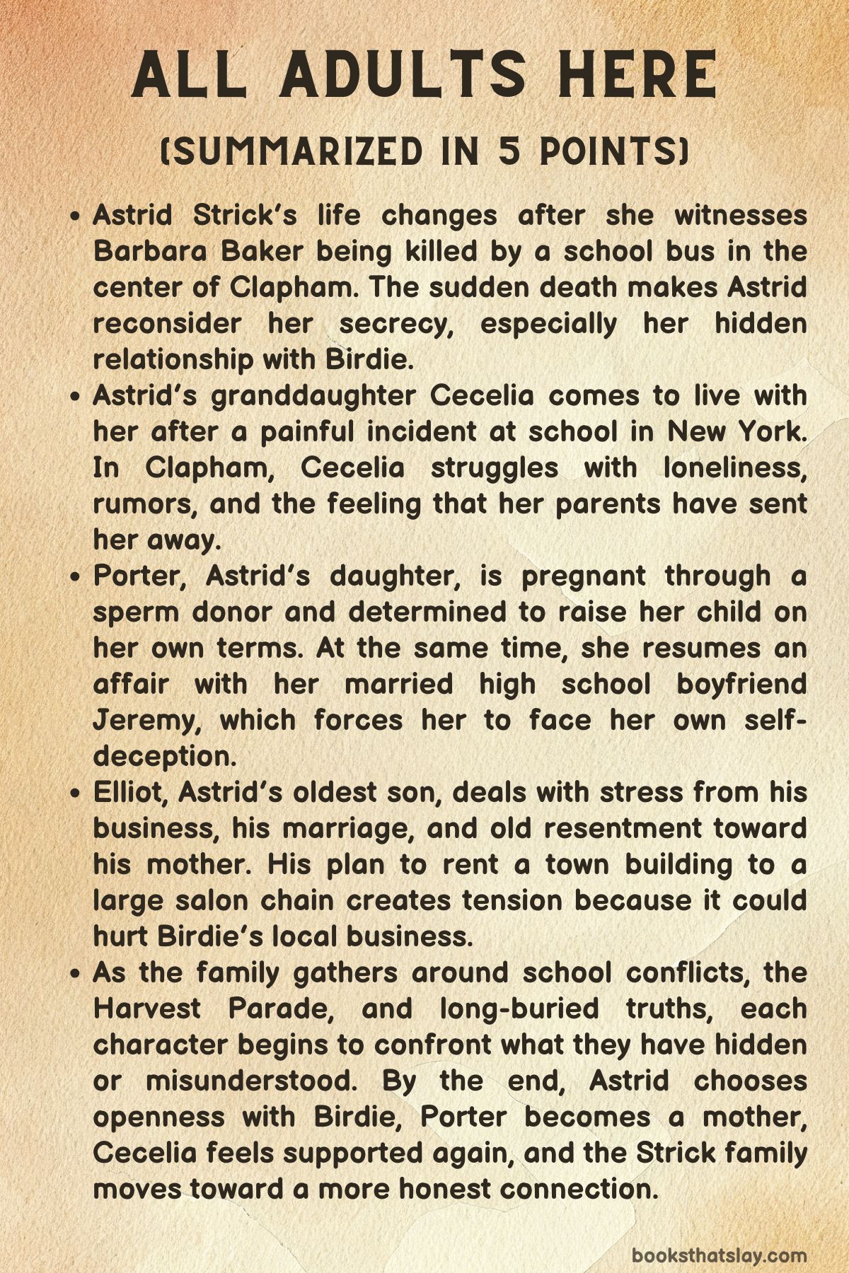 All Adults Here Summary