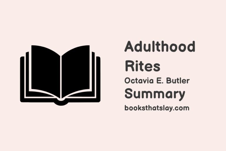 Adulthood Rites Summary, Characters and Themes