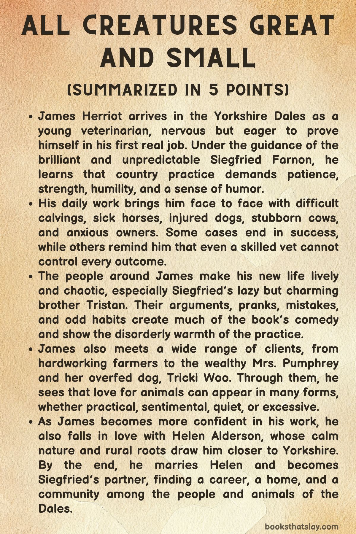 All Creatures Great and Small Summary