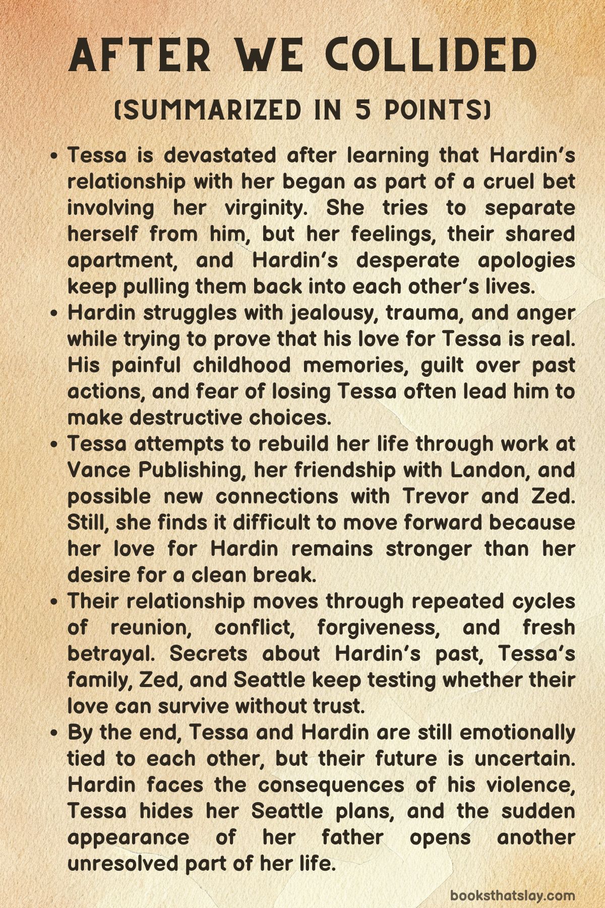 After We Collided Summary