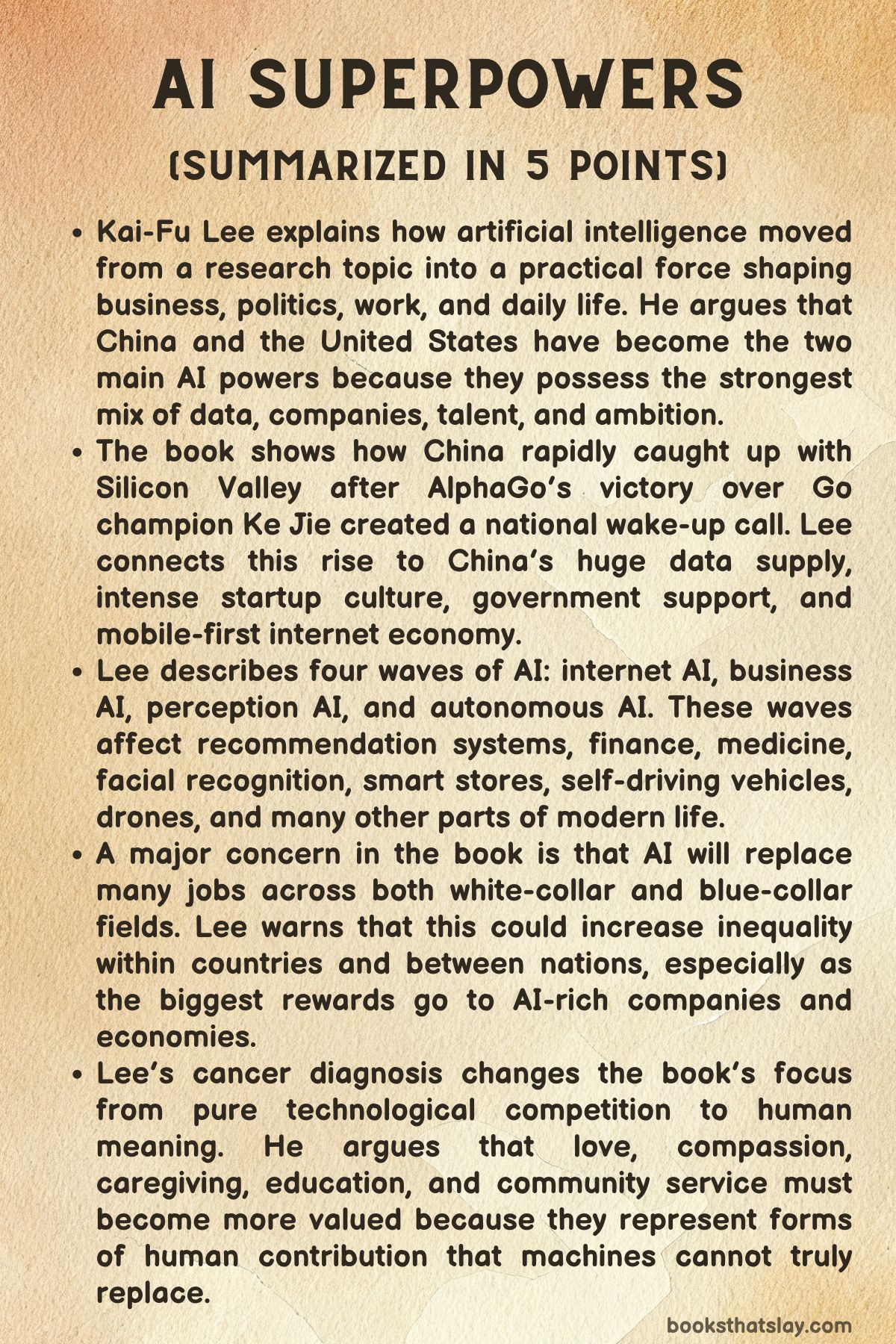 AI Superpowers Summary