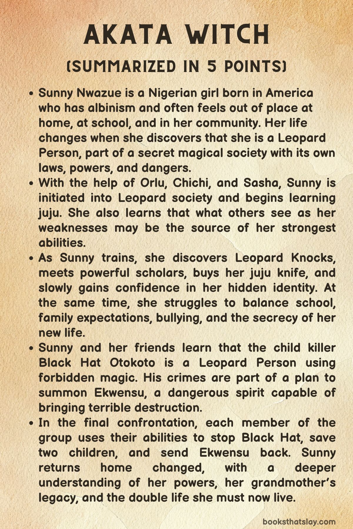 Akata Witch Summary