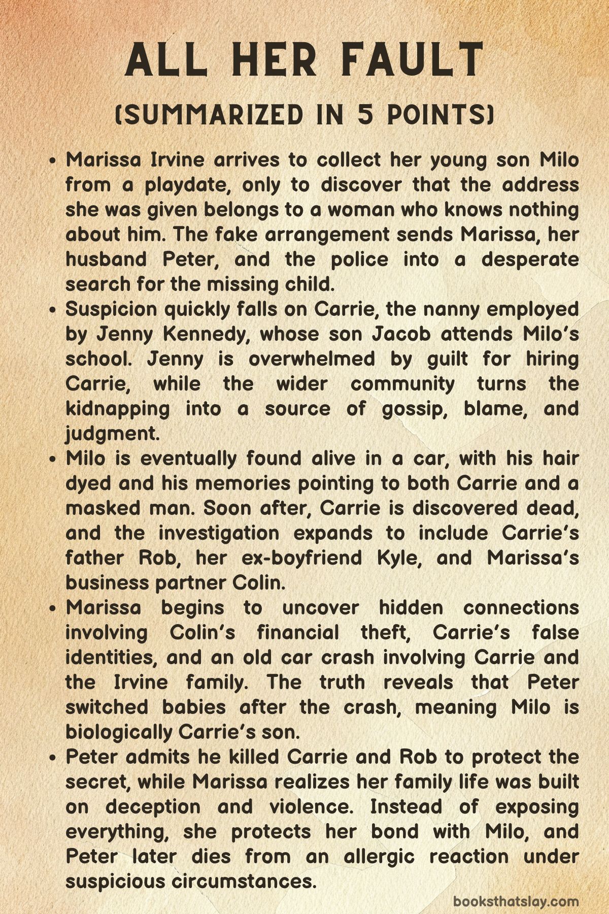 All Her Fault Summary