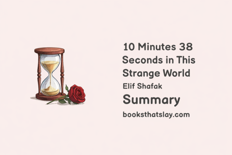 10 Minutes 38 Seconds in This Strange World Summary, Characters and Themes