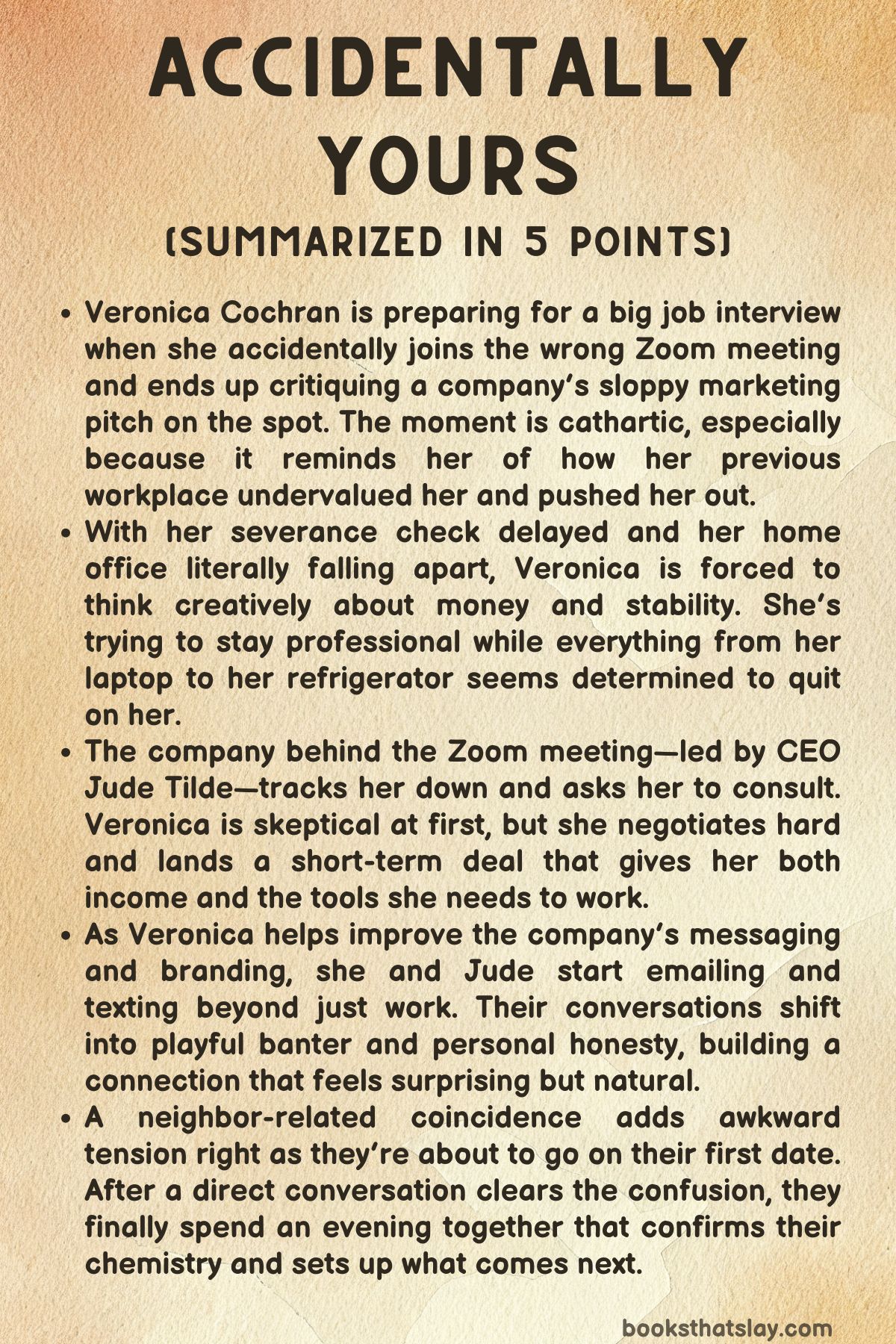 Accidentally Yours Summary