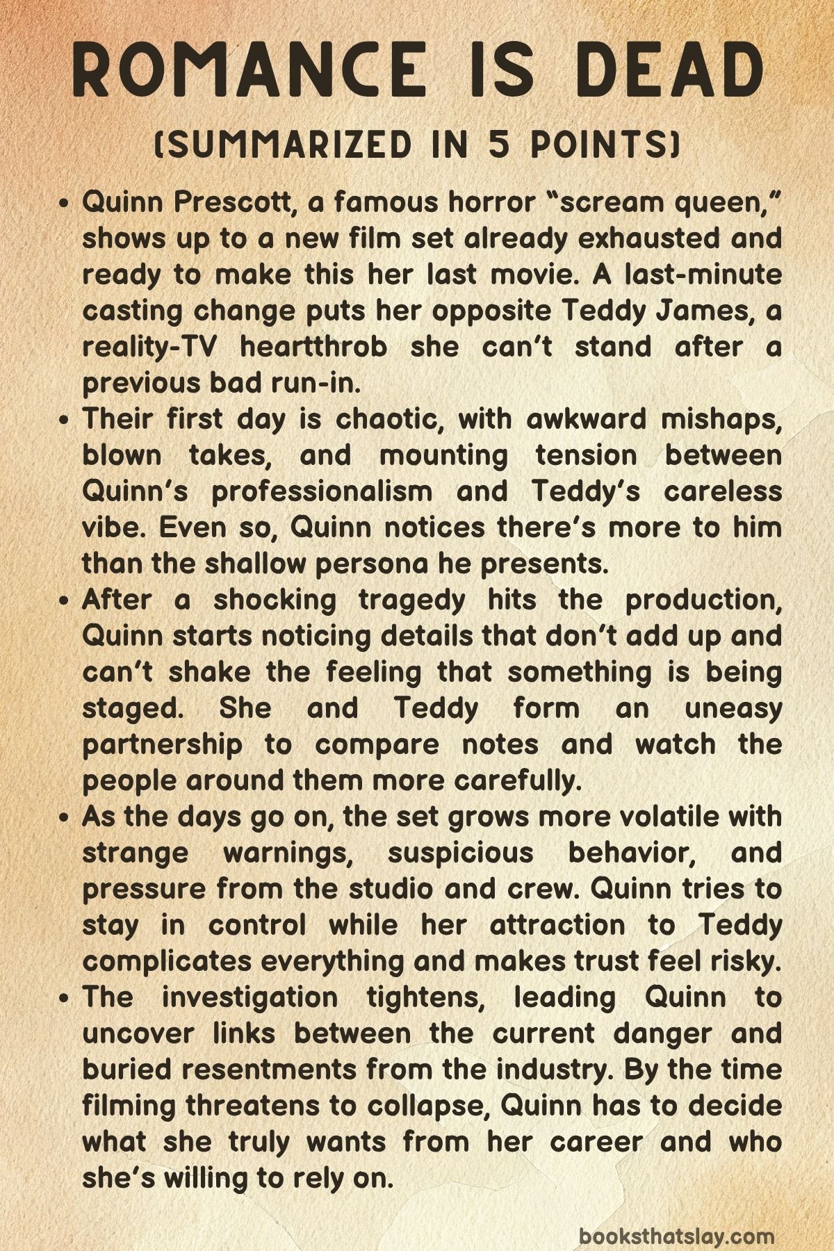 Romance is Dead Summary