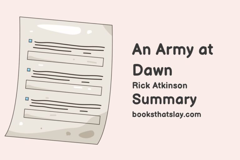 An Army at Dawn Summary and Analysis