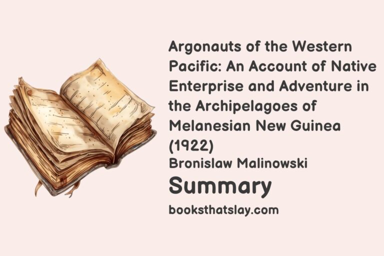 Argonauts of the Western Pacific Summary and Analysis