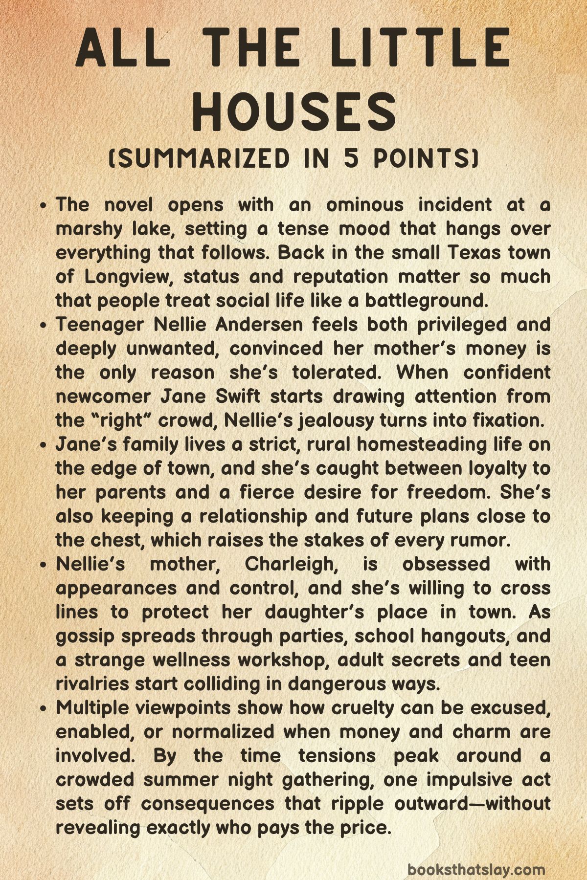 All The Little Houses Summary