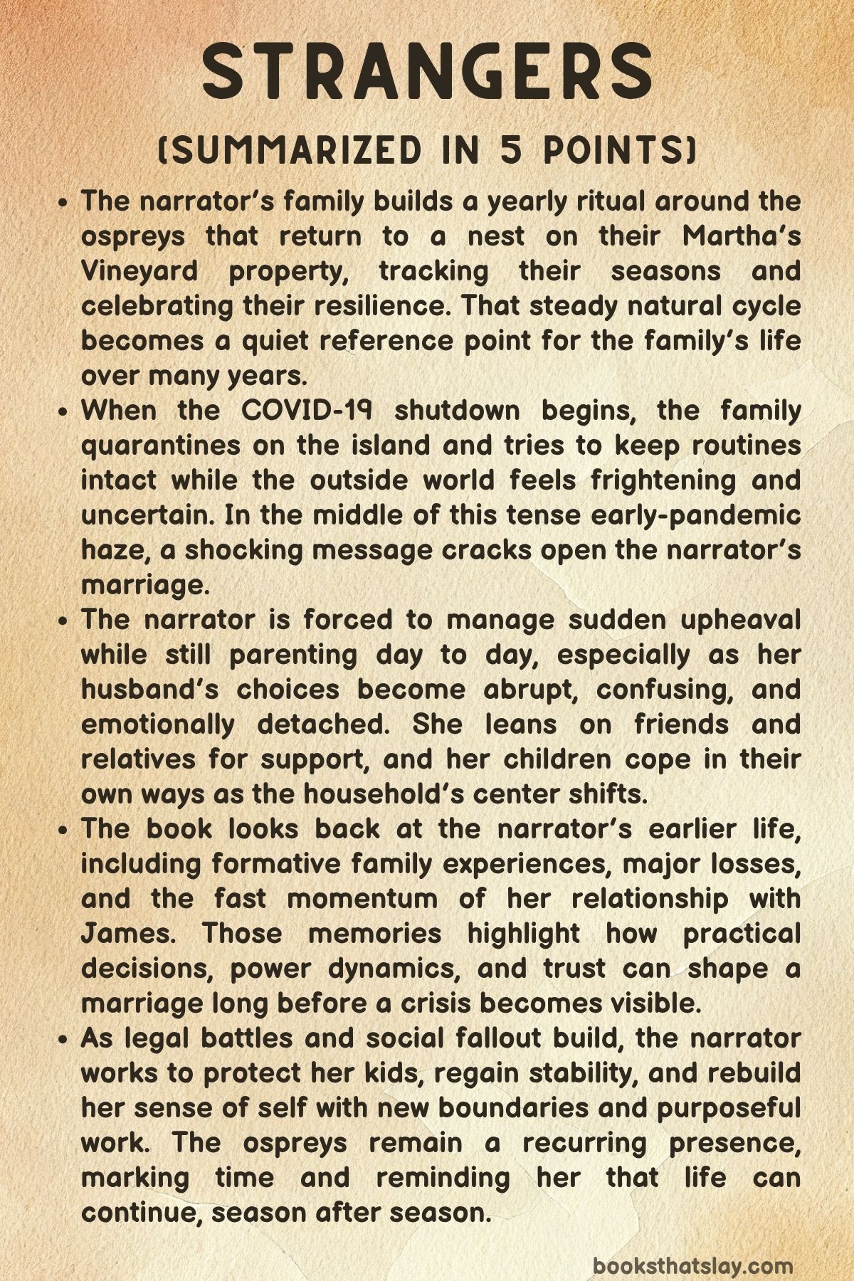 Strangers by Belle Burden Summary