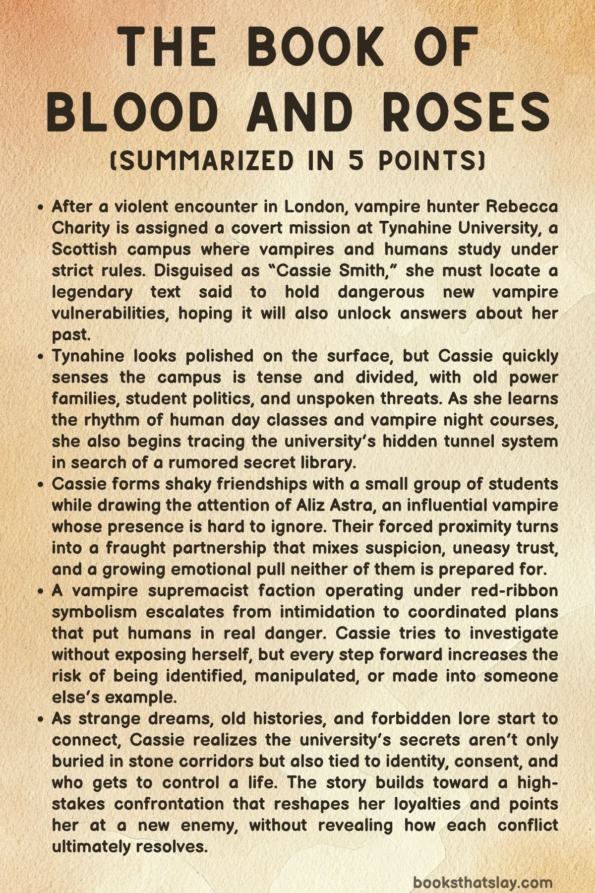 The Book of Blood and Roses Summary