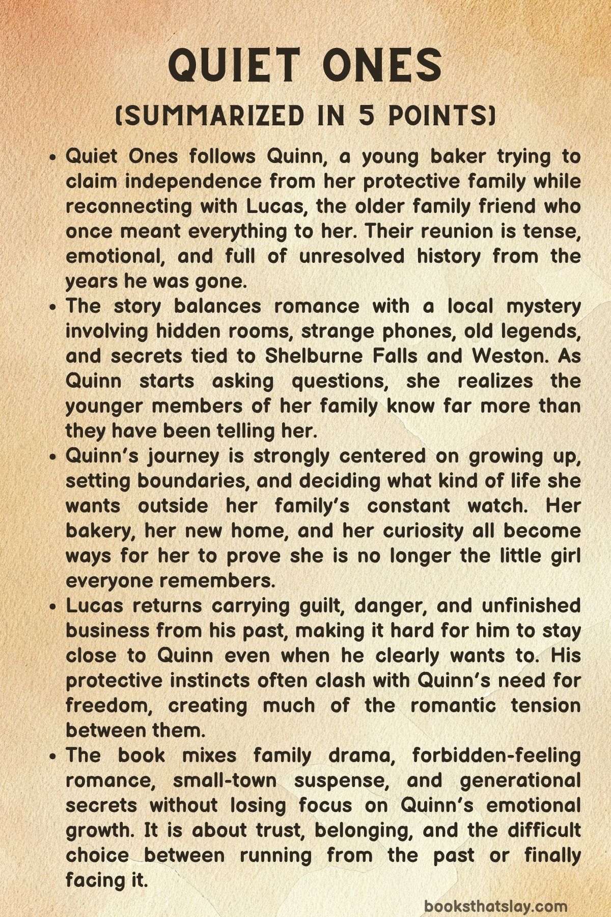 Quiet Ones Summary