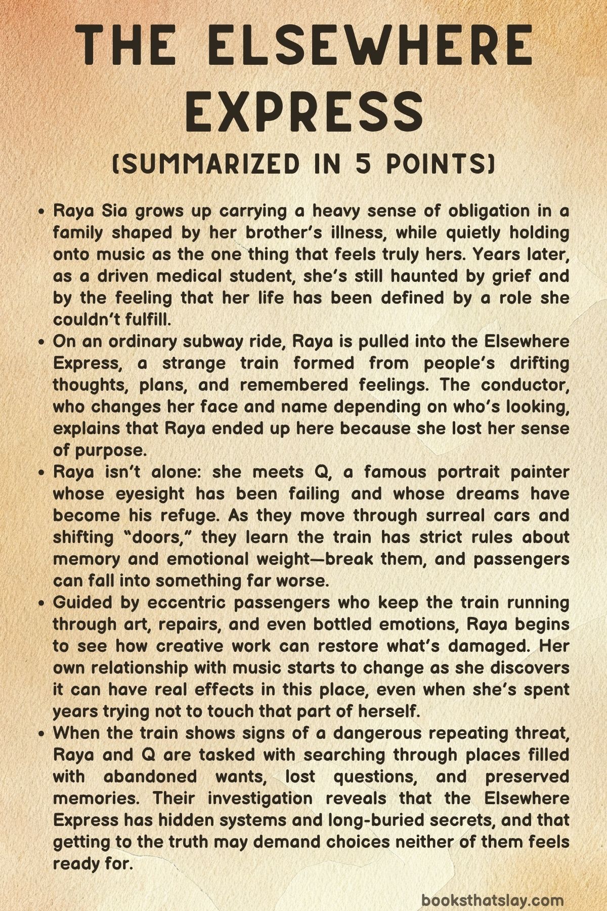 The Elsewhere Express Summary