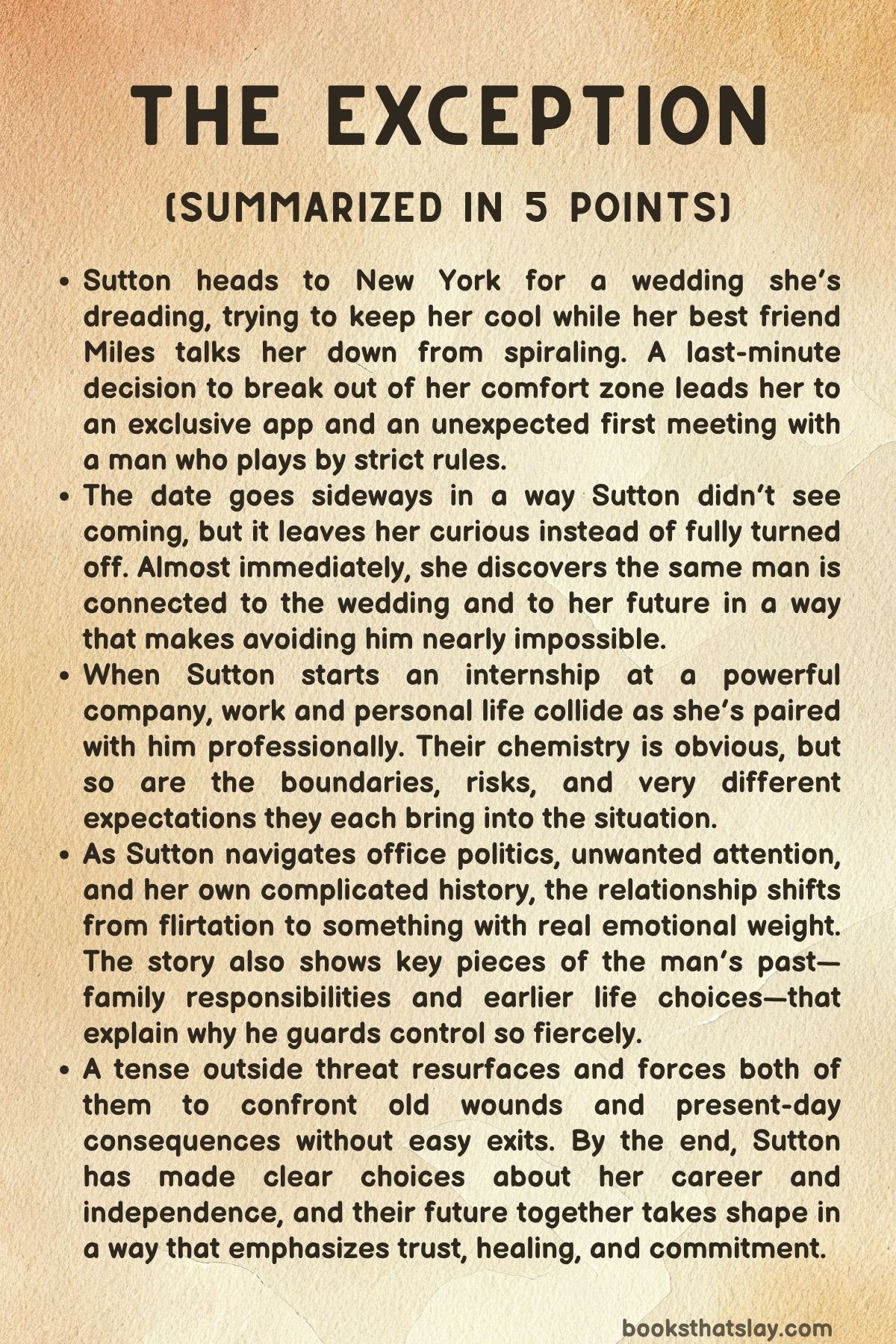 The Exception by Vi Keeland Summary