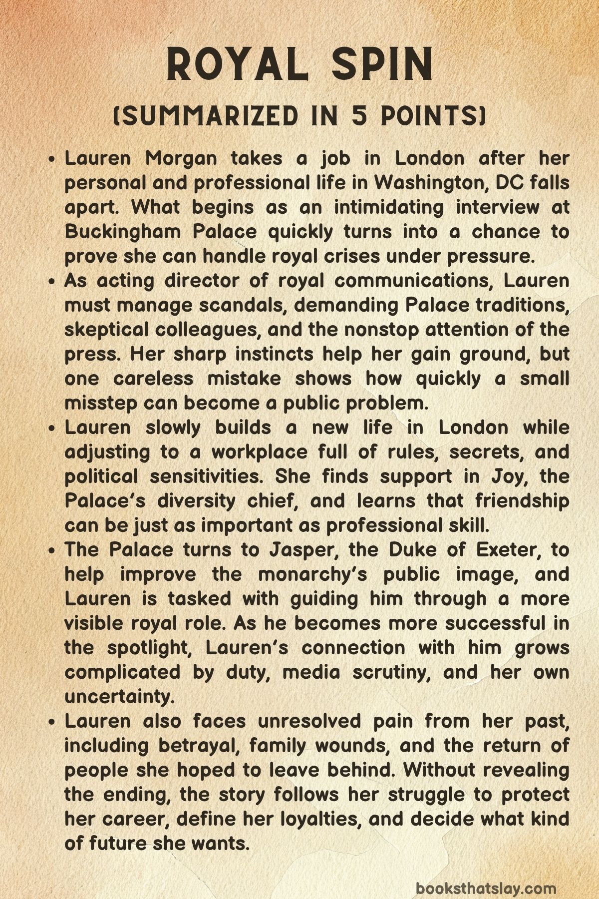 Royal Spin by Robin Benway Summary