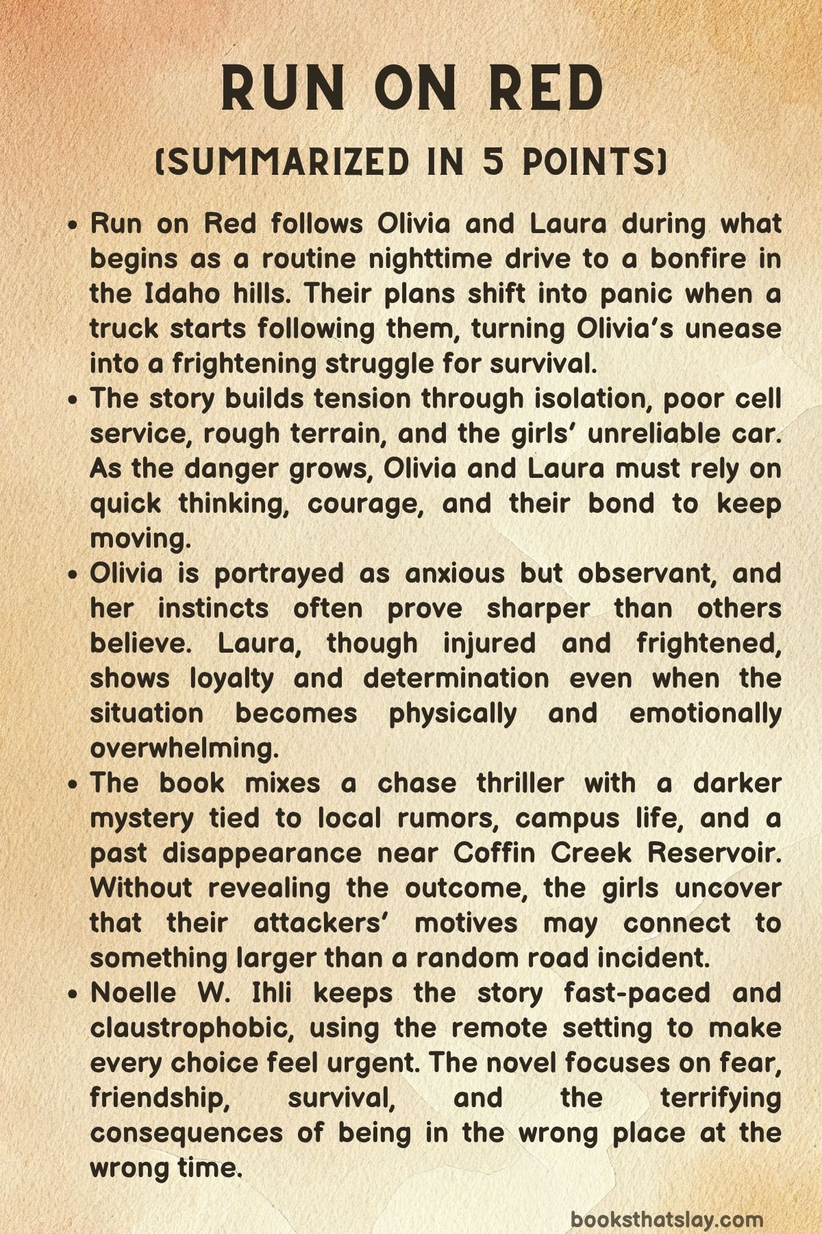 Run on Red Summary