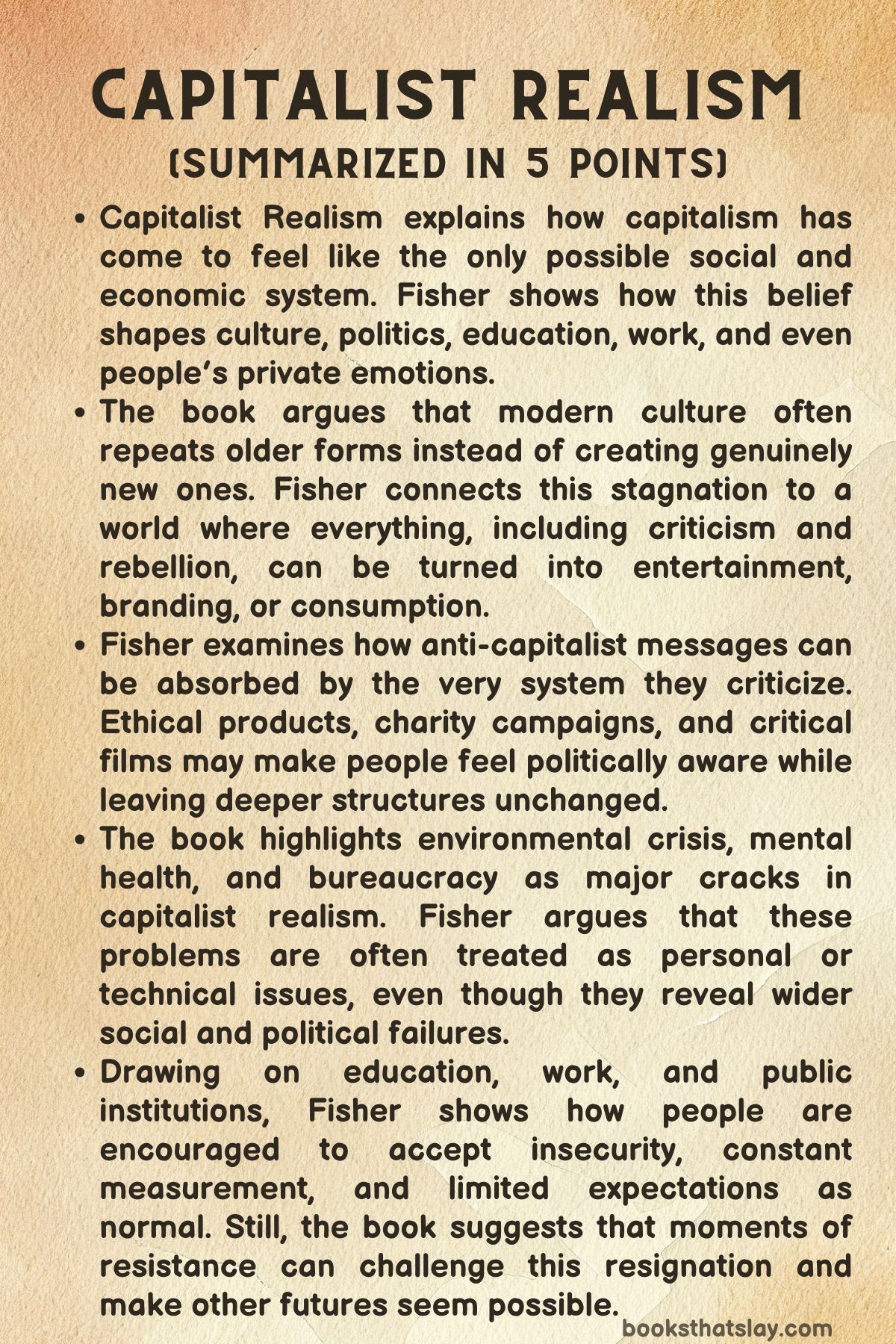 Capitalist Realism Summary