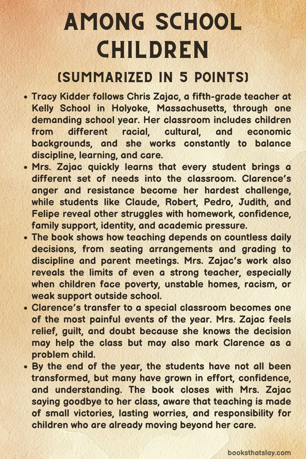 Among School Children Summary