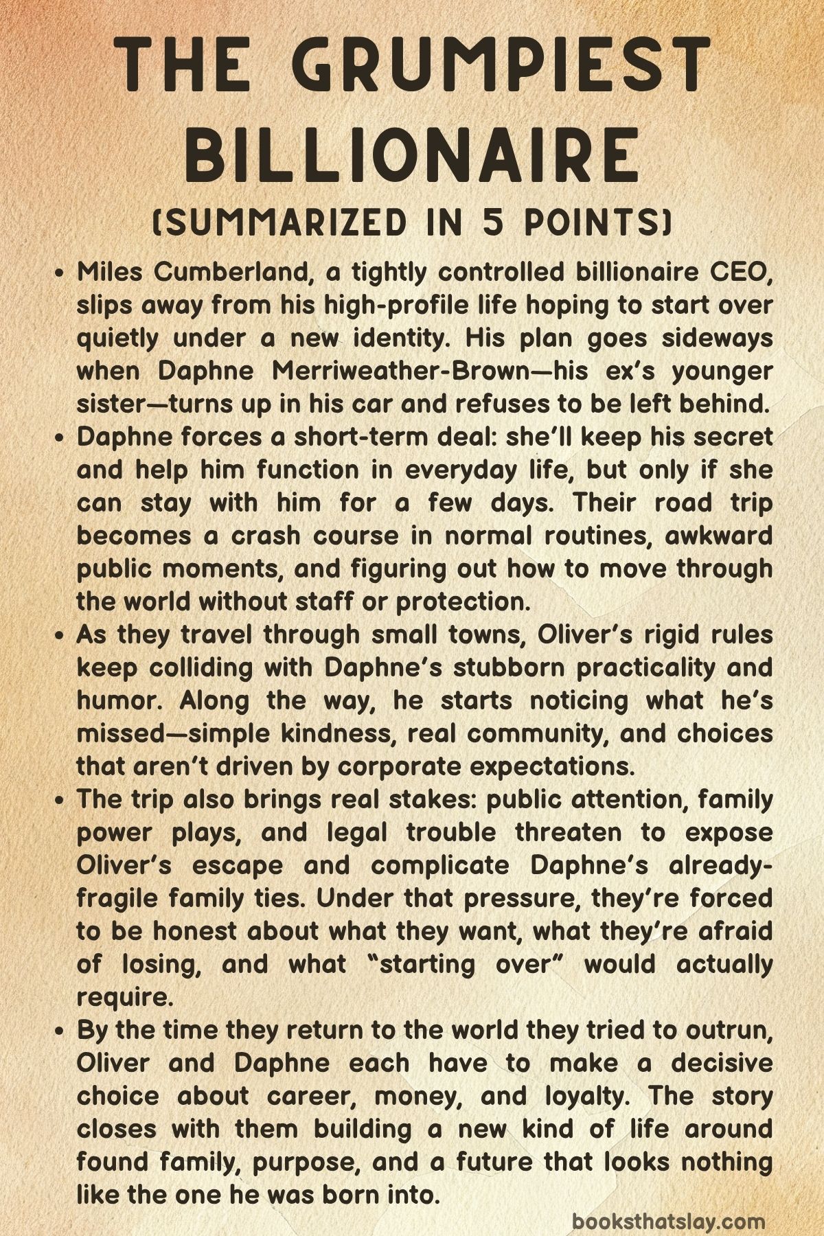 The Grumpiest Billionaire Summary