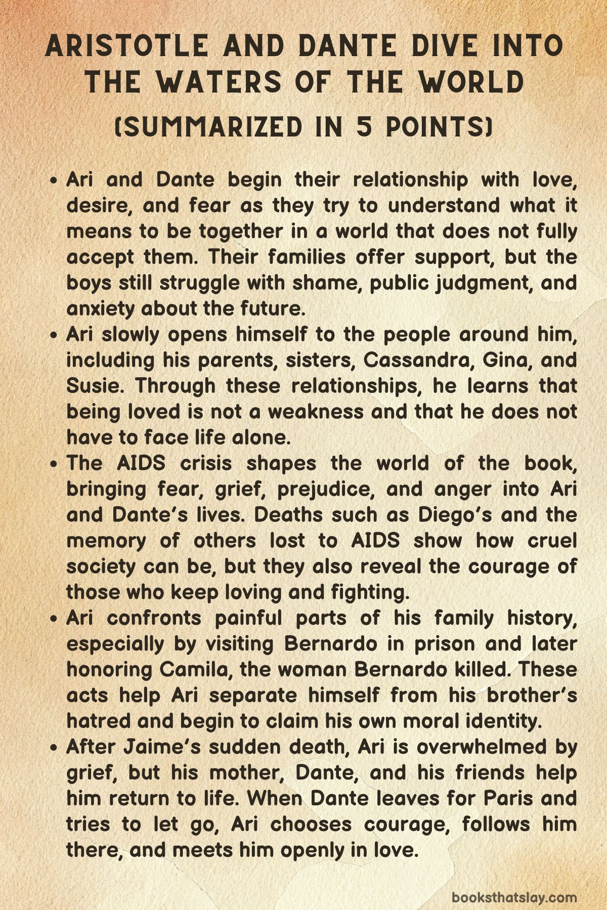 Aristotle and Dante Dive into the Waters of the World Summary