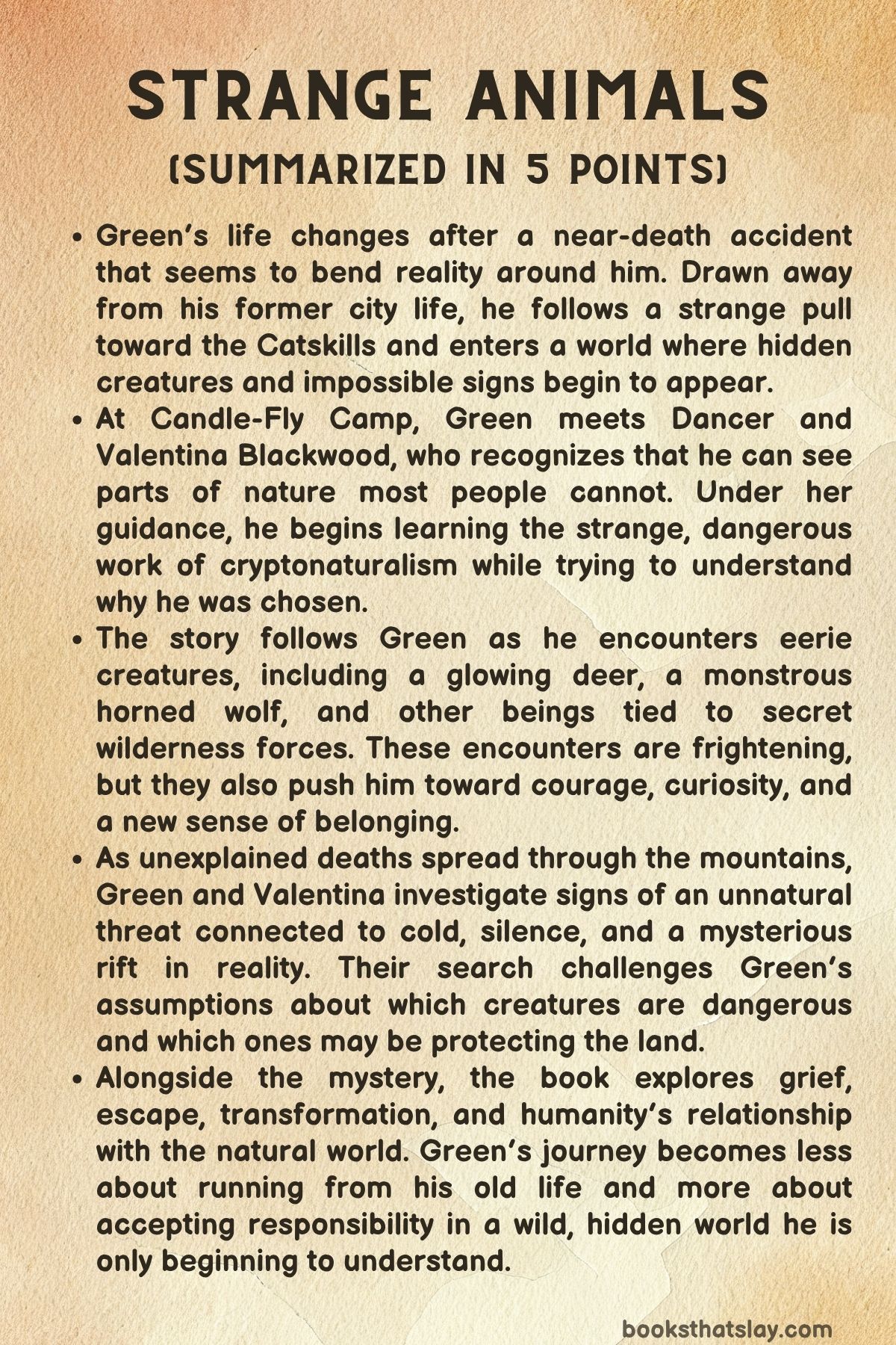 Strange Animals Summary