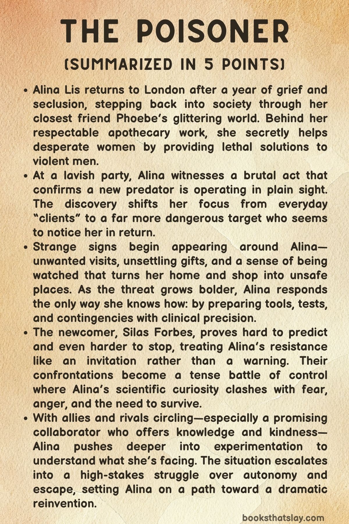 the poisoner summary