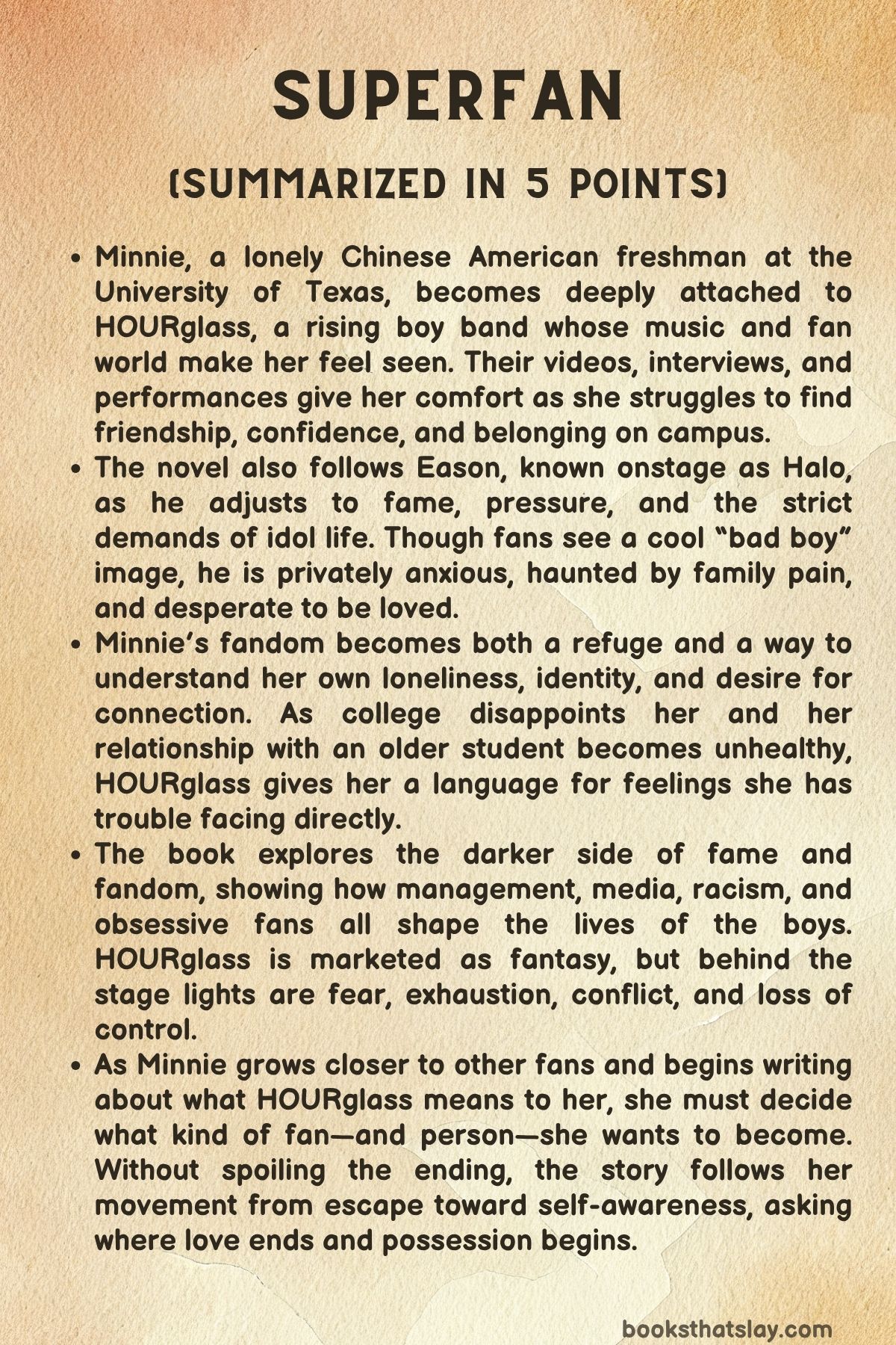 Superfan by Jenny Tinghui Zhang Summary
