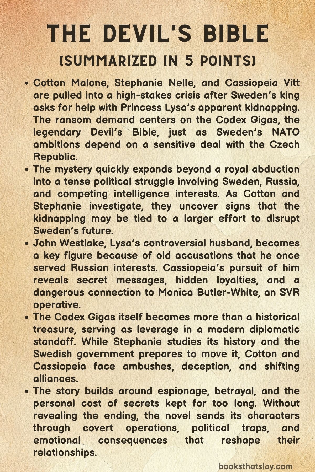 The Devil's Bible Summary
