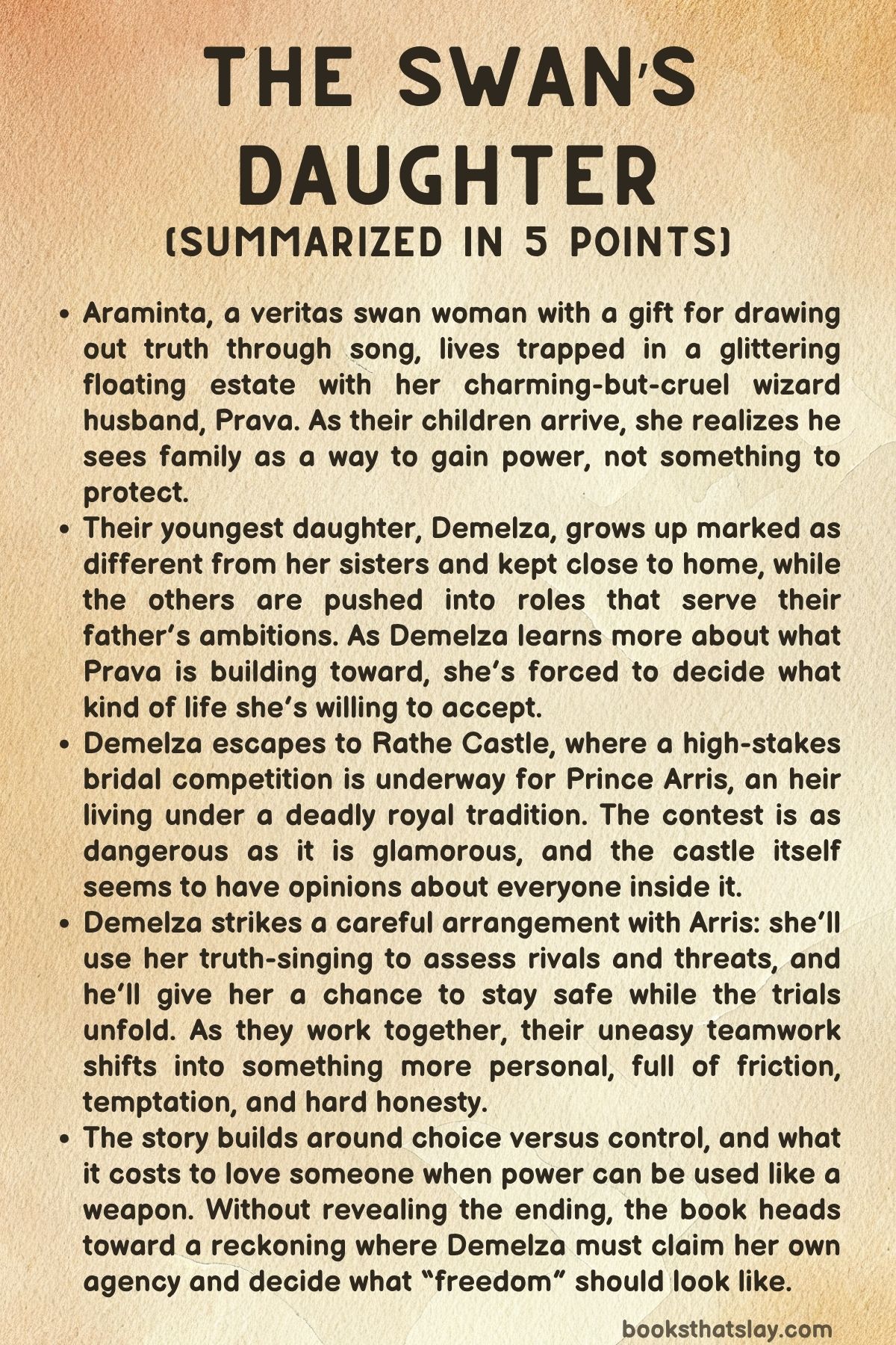 The Swan's Daughter Summary