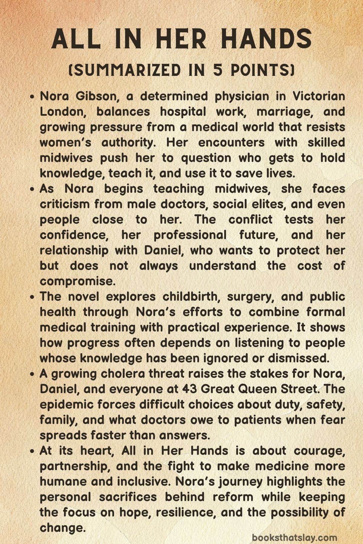 All in Her Hands Summary