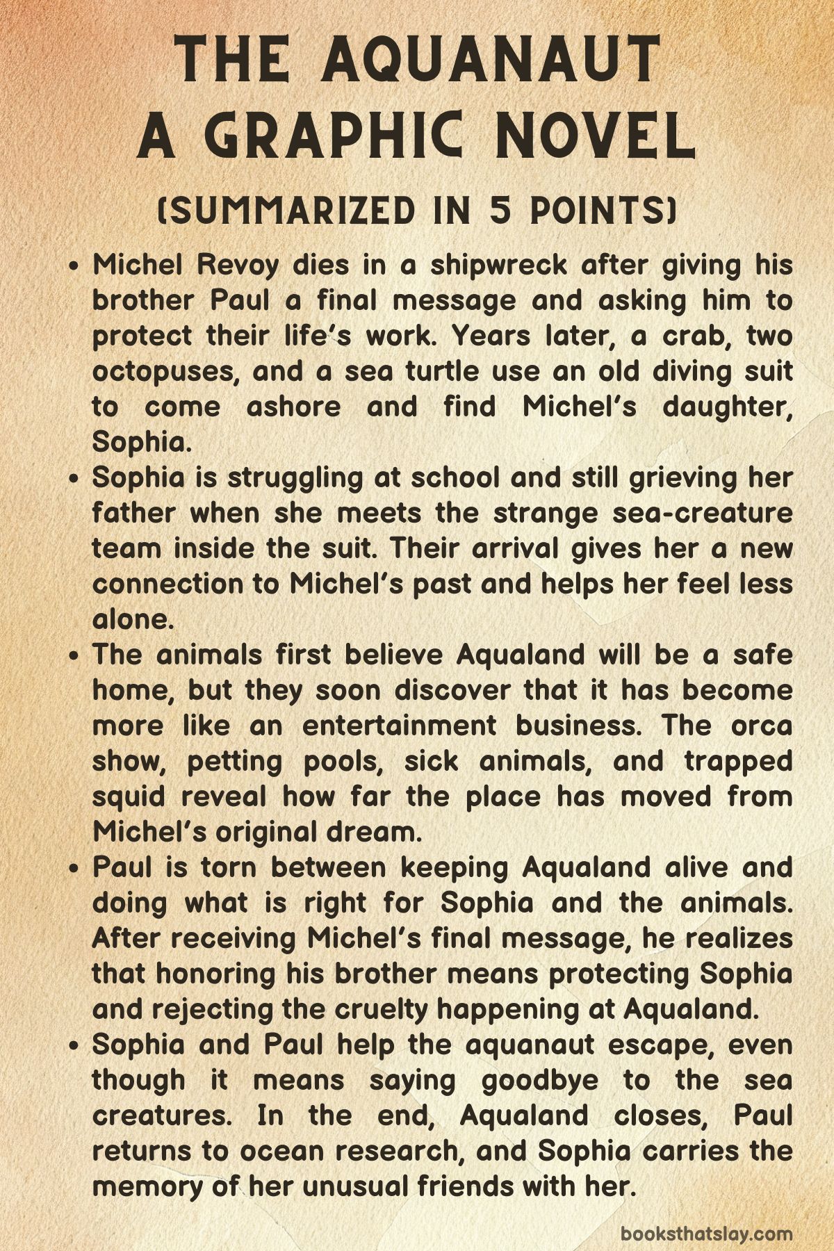 The Aquanaut (Graphic Novel) Summary