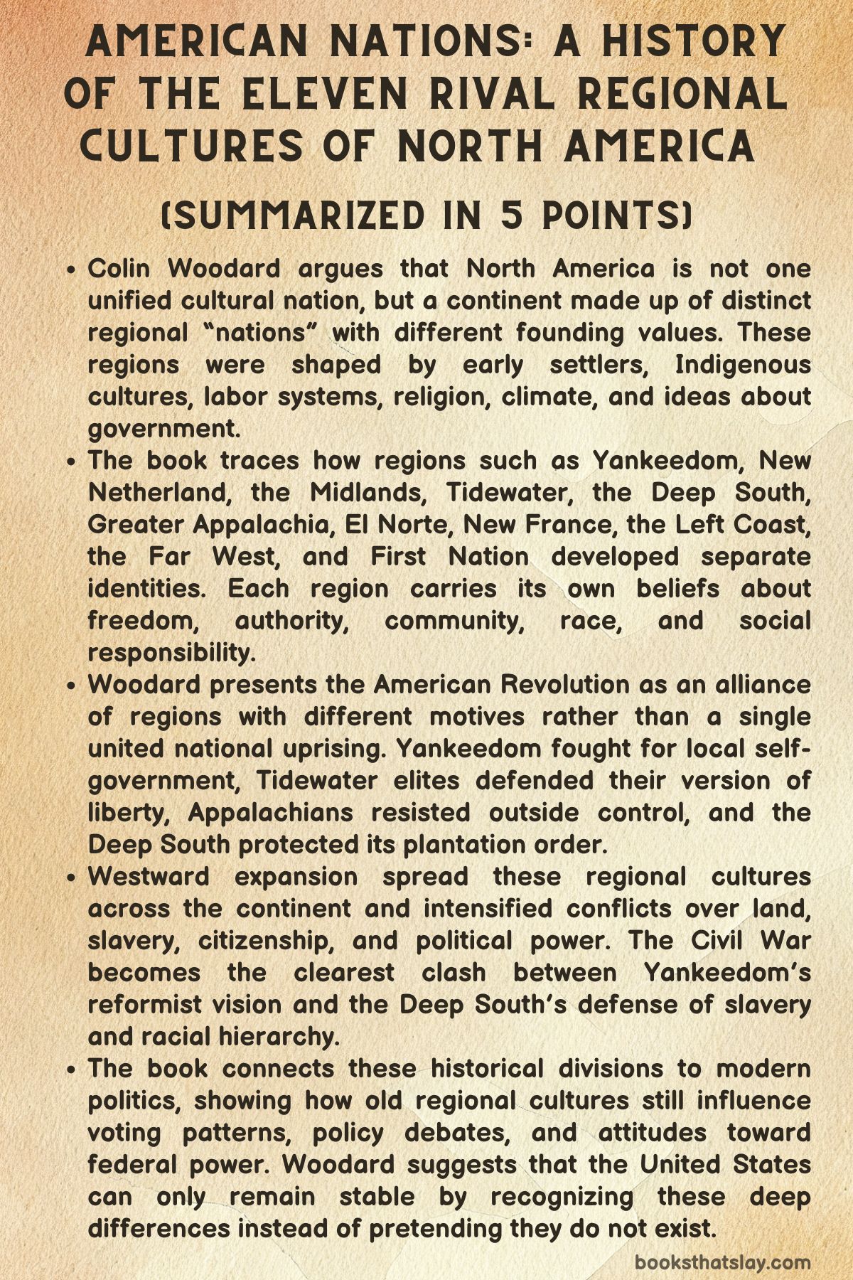 American Nations Summary