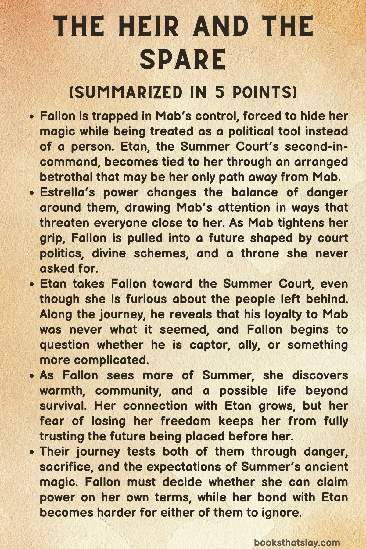 The Heir and the Spare Summary
