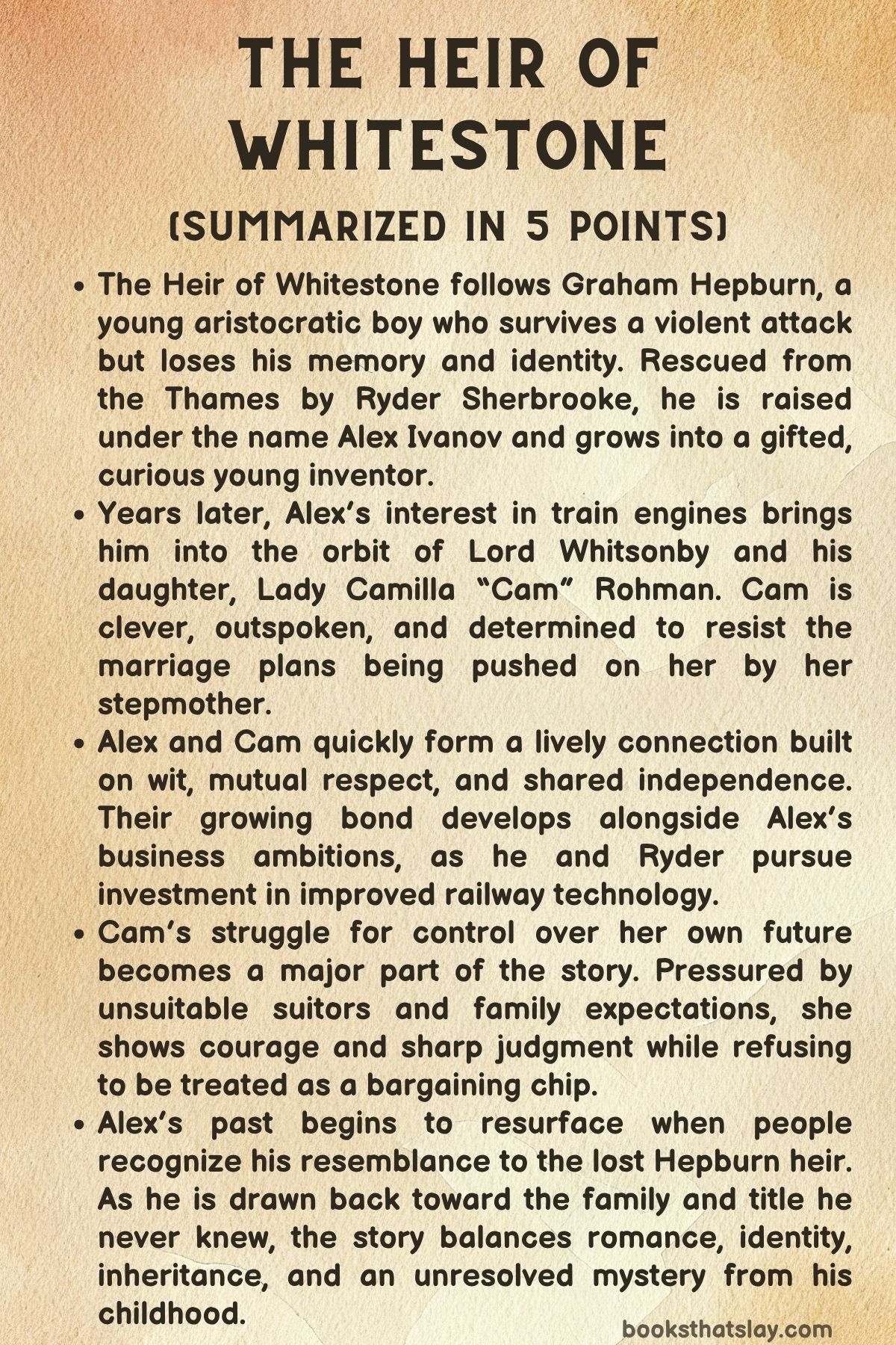 The Heir of Whitestone Summary